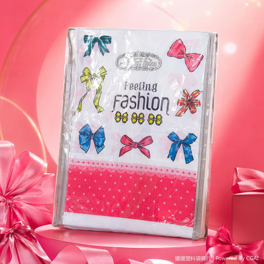 Square OPP plastic clothing bags and underwear packaging bags are transparent, environmentally friendly and thickened Specification image