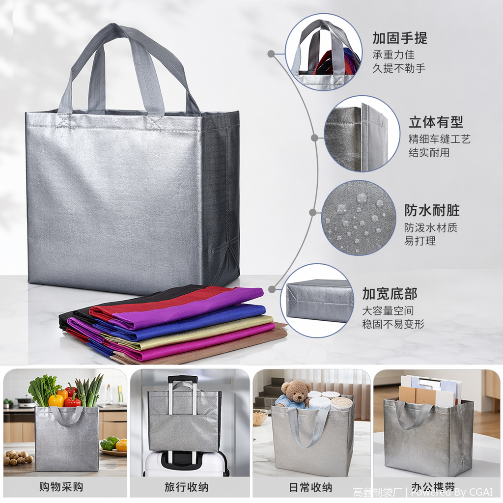 Eco-friendly non-woven fabric drawstring takeout bags, children's gift bags for 10 pieces each