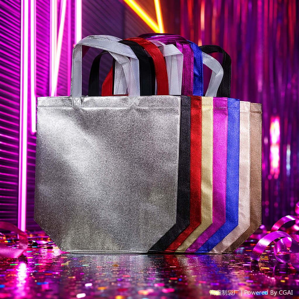 Eco-friendly non-woven fabric drawstring takeout bags, children's gift bags for 10 pieces each Specification image