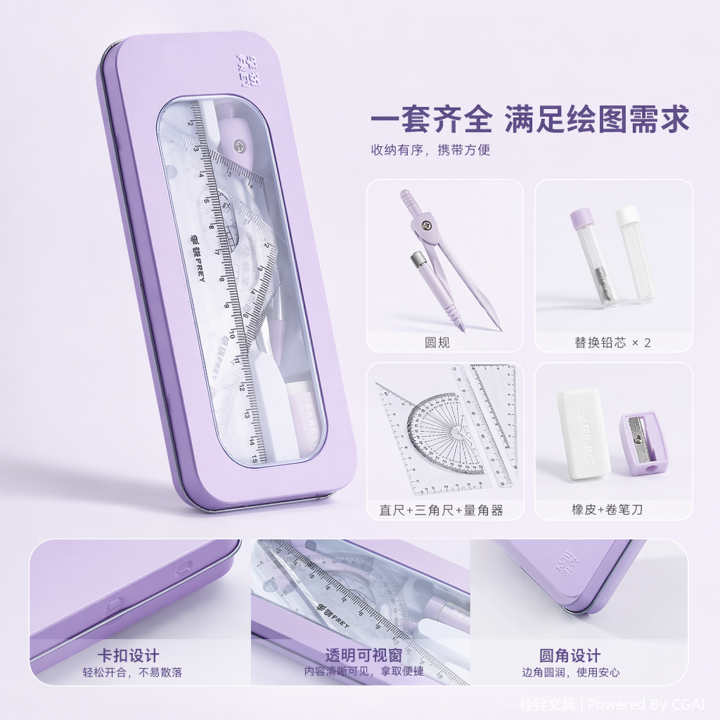 学生专用五件套文具套装含笔尺橡皮本子学习用具