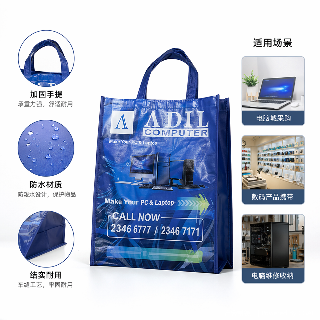 Non-woven fabric drawstring takeout bags and children's gift bags are environmentally friendly and reusable