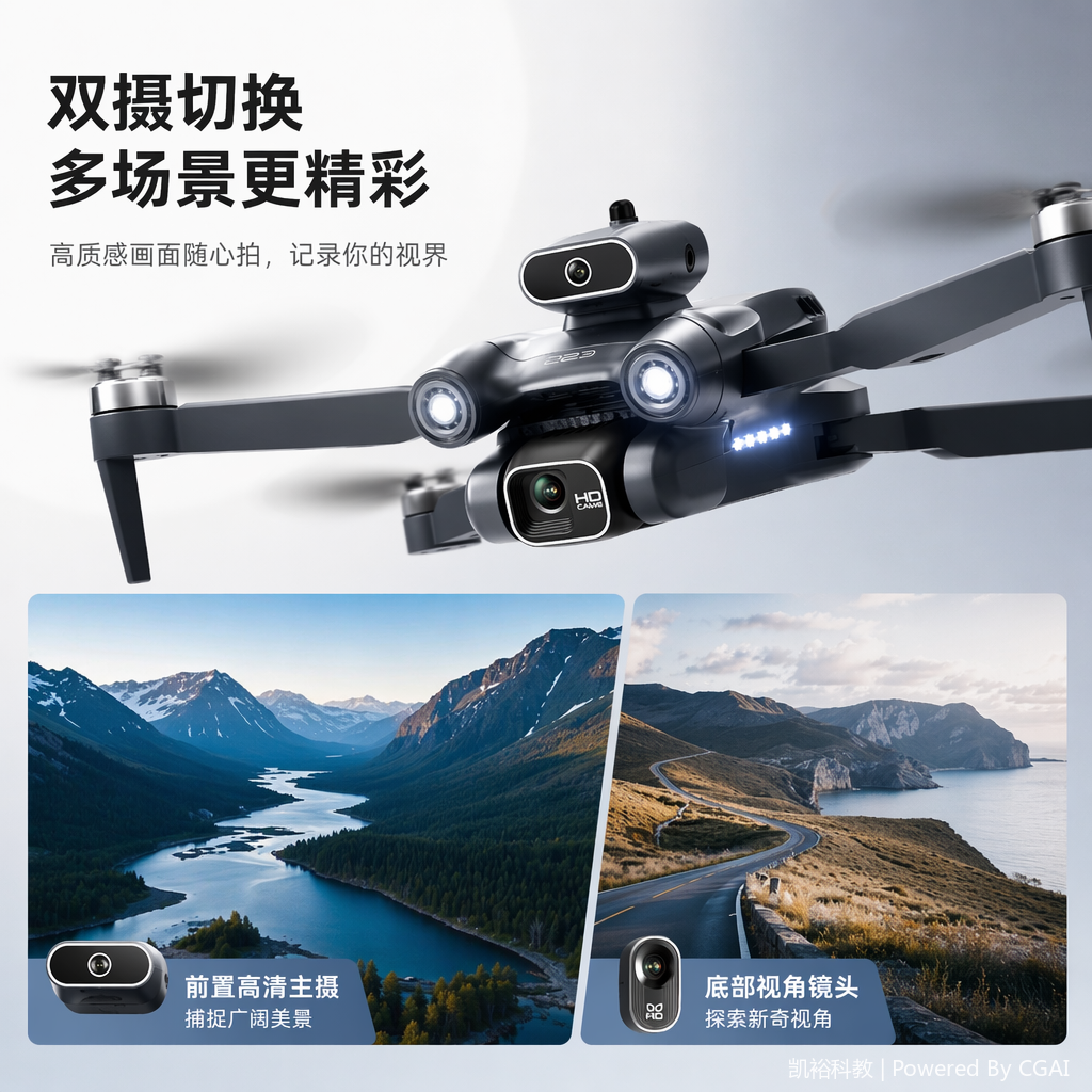 FOOZAC S1S brushless optical flow positioning aerial photography drone