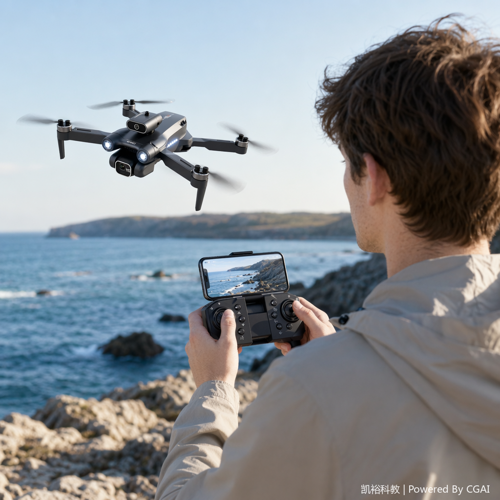 FOOZAC S1S brushless optical flow positioning aerial photography drone details Picture