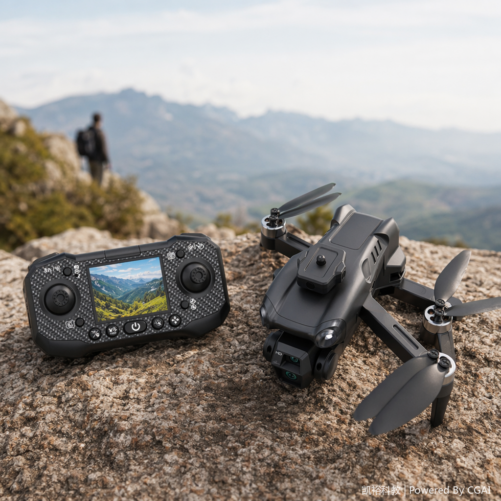 Foozac features lateral flight, headless mode, altitude hold mode, WiFi FPV (dual-lens switching function), and remote lens adjustment details Picture