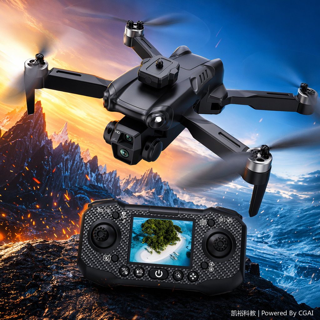 Foozac features lateral flight, headless mode, altitude hold mode, WiFi FPV (dual-lens switching function), and remote lens adjustment Specification image