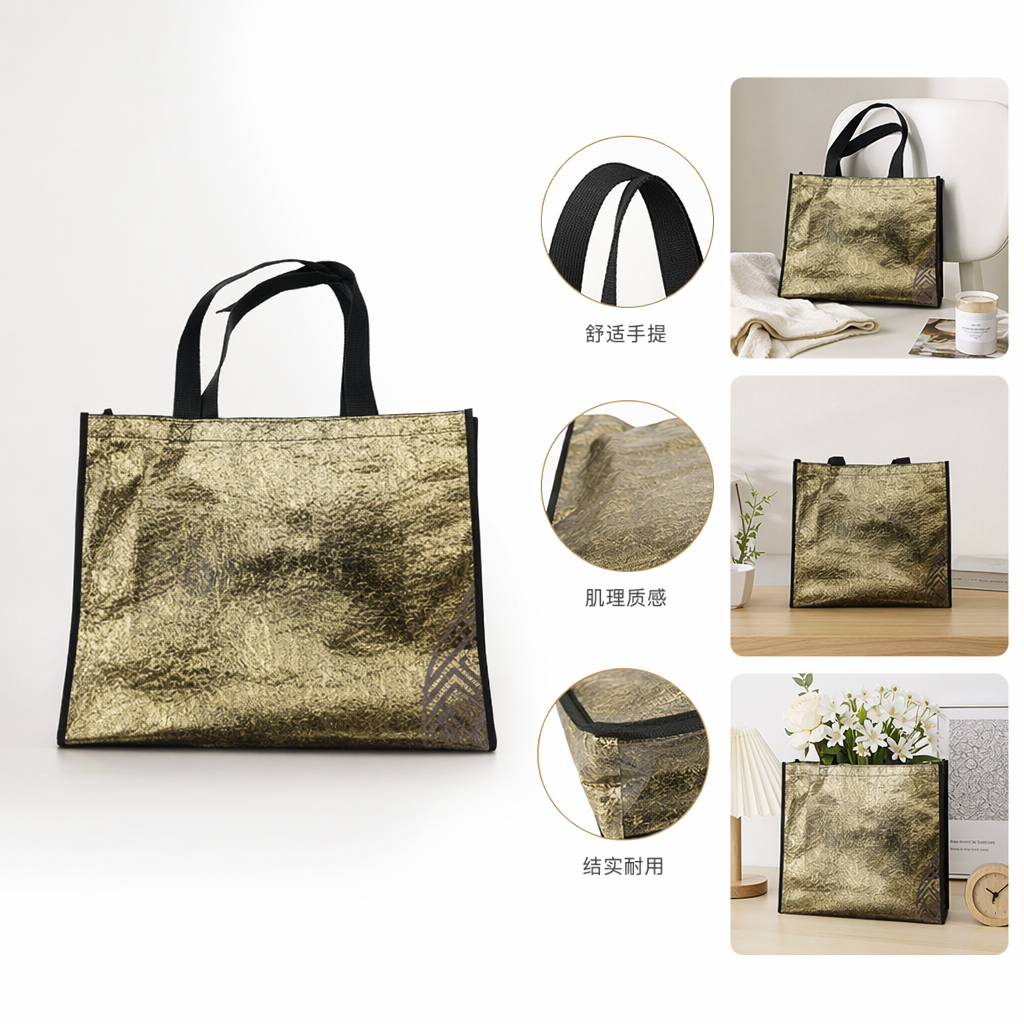 Eco-friendly non-woven fabric drawstring takeout bags for children as gift packaging bags, 10 pieces each