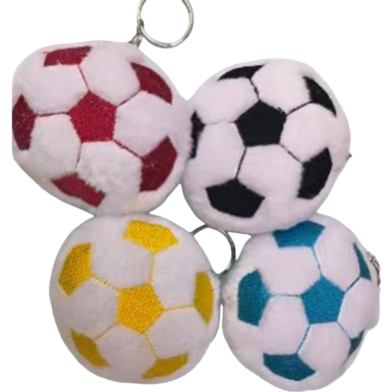 Football plush toy pendants, small decorations, cute cartoon cultural and creative peripheral products, World Cup foreign trade wholesale customization for children Item Picture