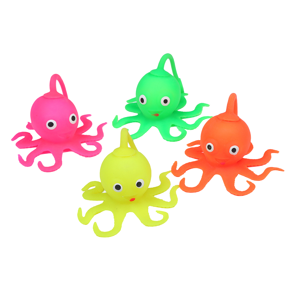 The best-selling TPR squeeze shining octopus Paul toy is a creative and fun children's moldable toy Item Picture