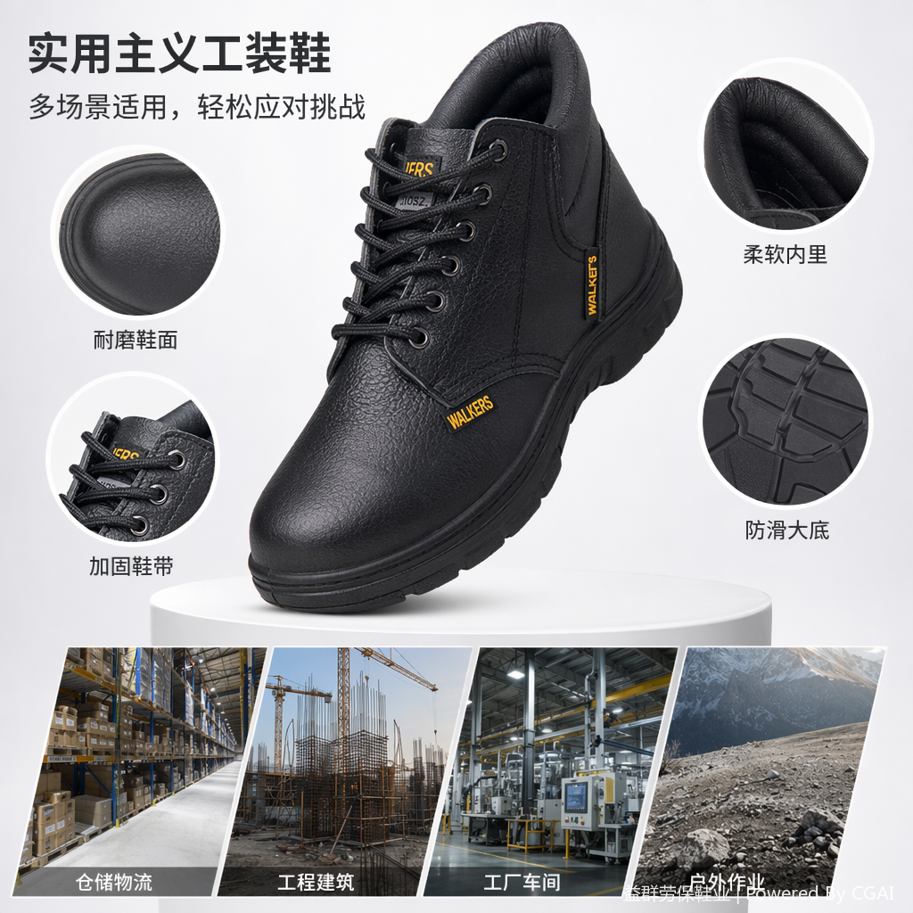 益群劳保鞋业 劳保鞋男工作钢防砸刺穿耐磨冬季轻便鞋09