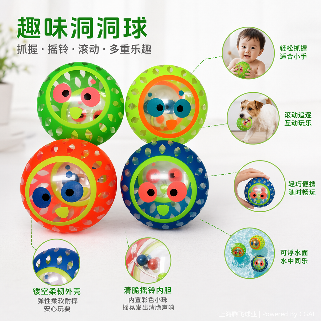 彩色镂空笑脸海洋球解压玩具足球小玩具迪士尼海龟毛绒水晶球