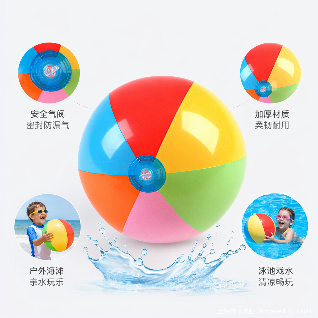 2026年新款充气沙滩球
