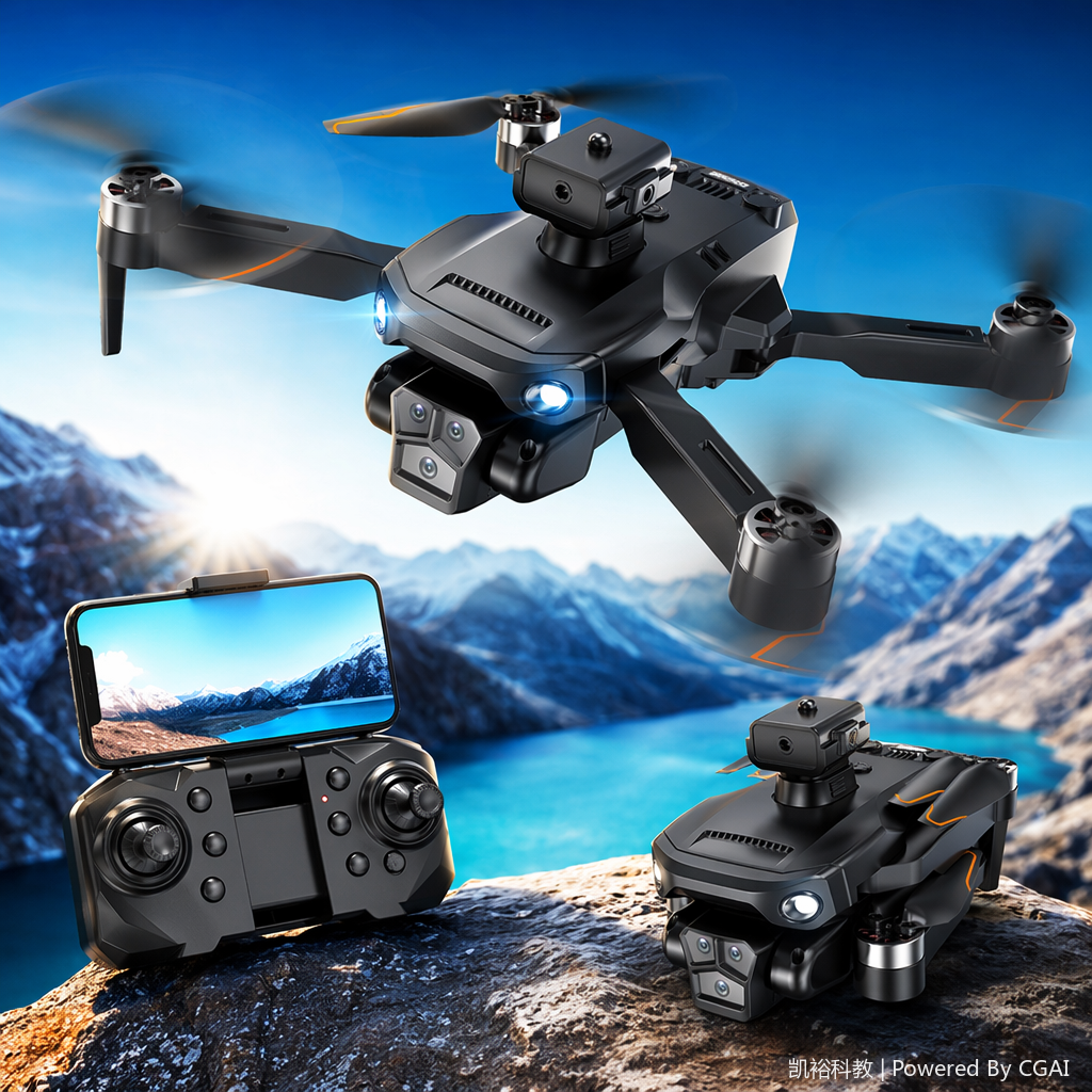 LF633 New product: A new cross-border high-definition aerial photography dual-camera obstacle avoidance remote control aircraft quadcopter unmanned aerial vehicle Specification image