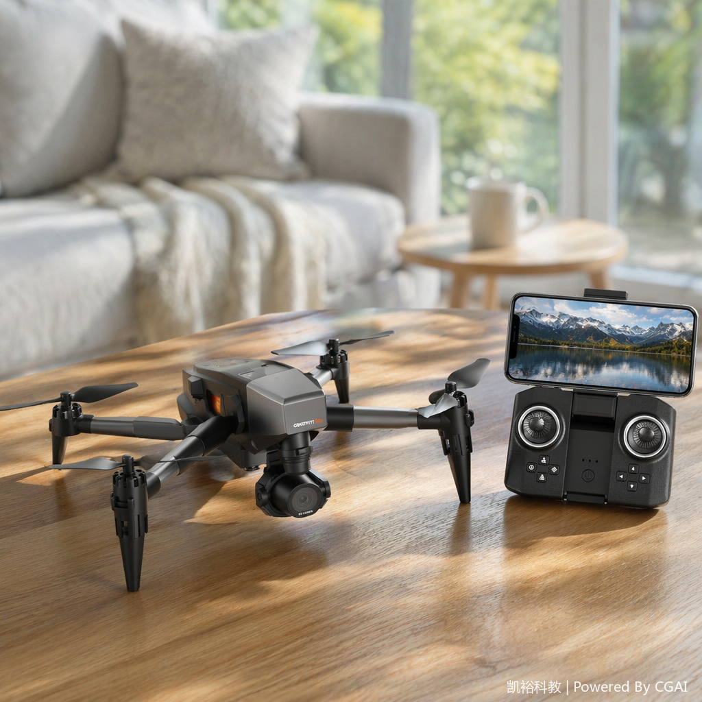 foozac Cross-border XD1PRO new mini alloy aerial photography drone 2.4G remote-controlled aircraft quadcopter details Picture