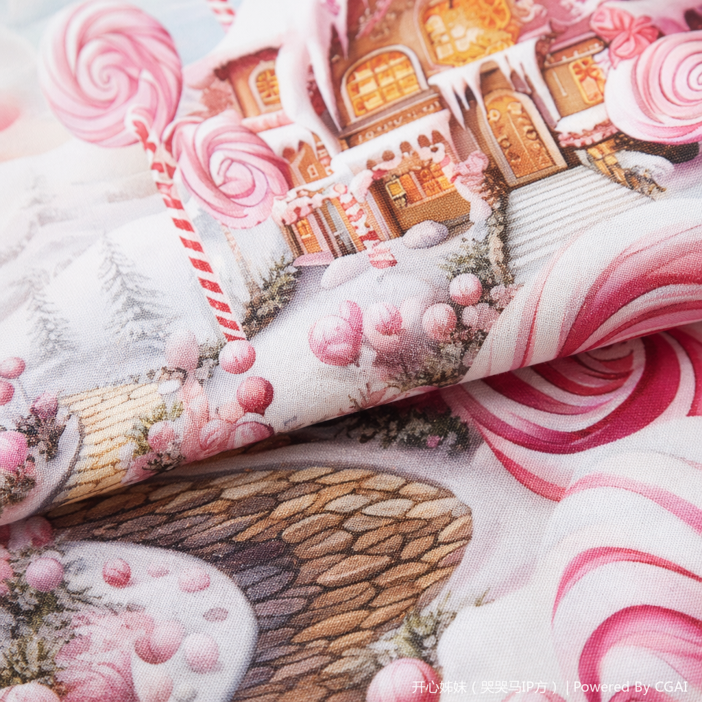 Pink candy fairy tale Village tufted Tibetan-style cushion pillow custom-made Application Scenario