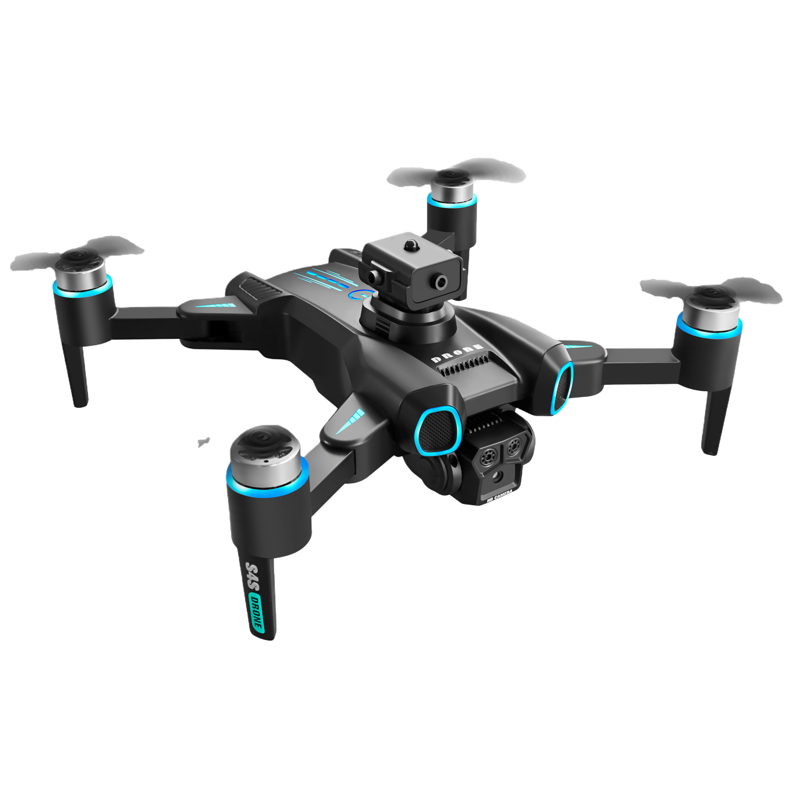 foozac cross-border Drone S4S brushless motor optical flow dual-camera electric lens aircraft obstacle avoidance remote control aircraft Item Picture