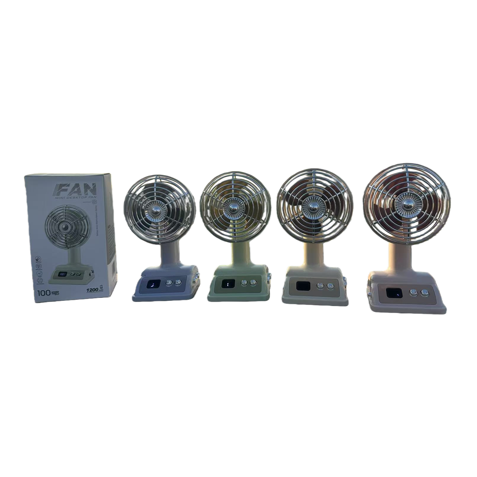 Retro mini desktop fan Item Picture