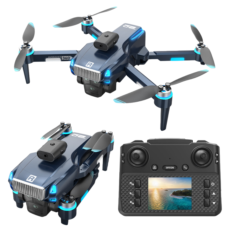 foozac Cross-border LF670 screen remote control brushless aircraft automatic return high-definition aerial photography brushless obstacle avoidance drone Item Picture