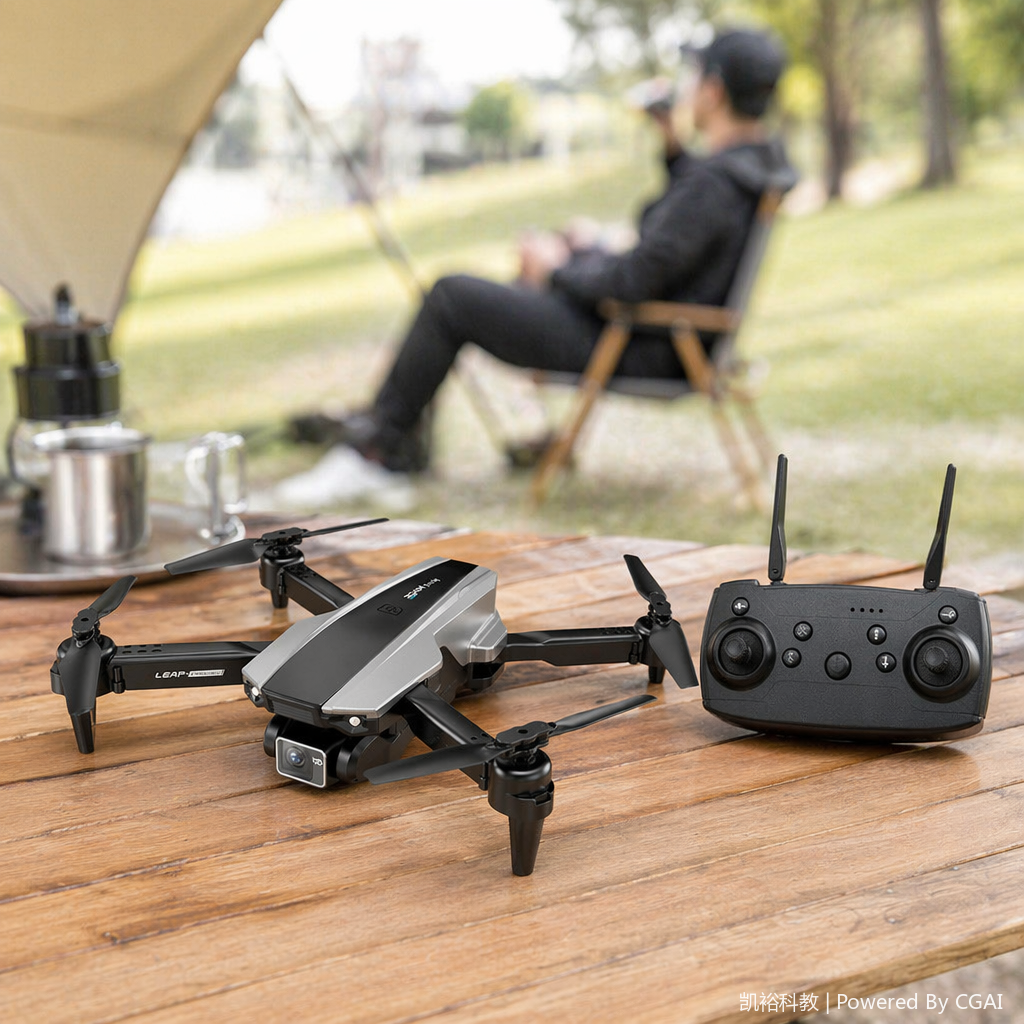foozac Drone optical flow hovering quadcopter Folding cross-border Drone dual-lens aerial photography remote control aircraft details Picture