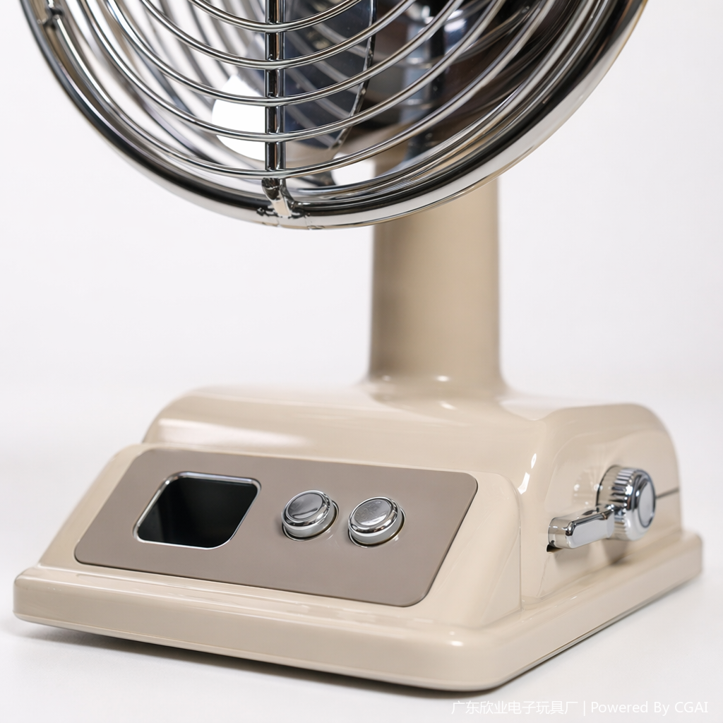 Retro mini desktop fan Application Scenario
