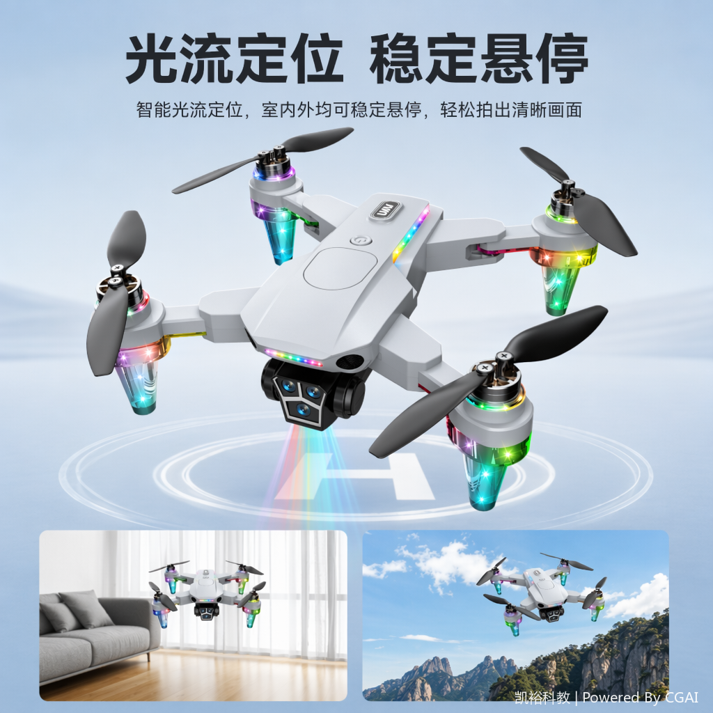 Corbett white drone accessory equipment