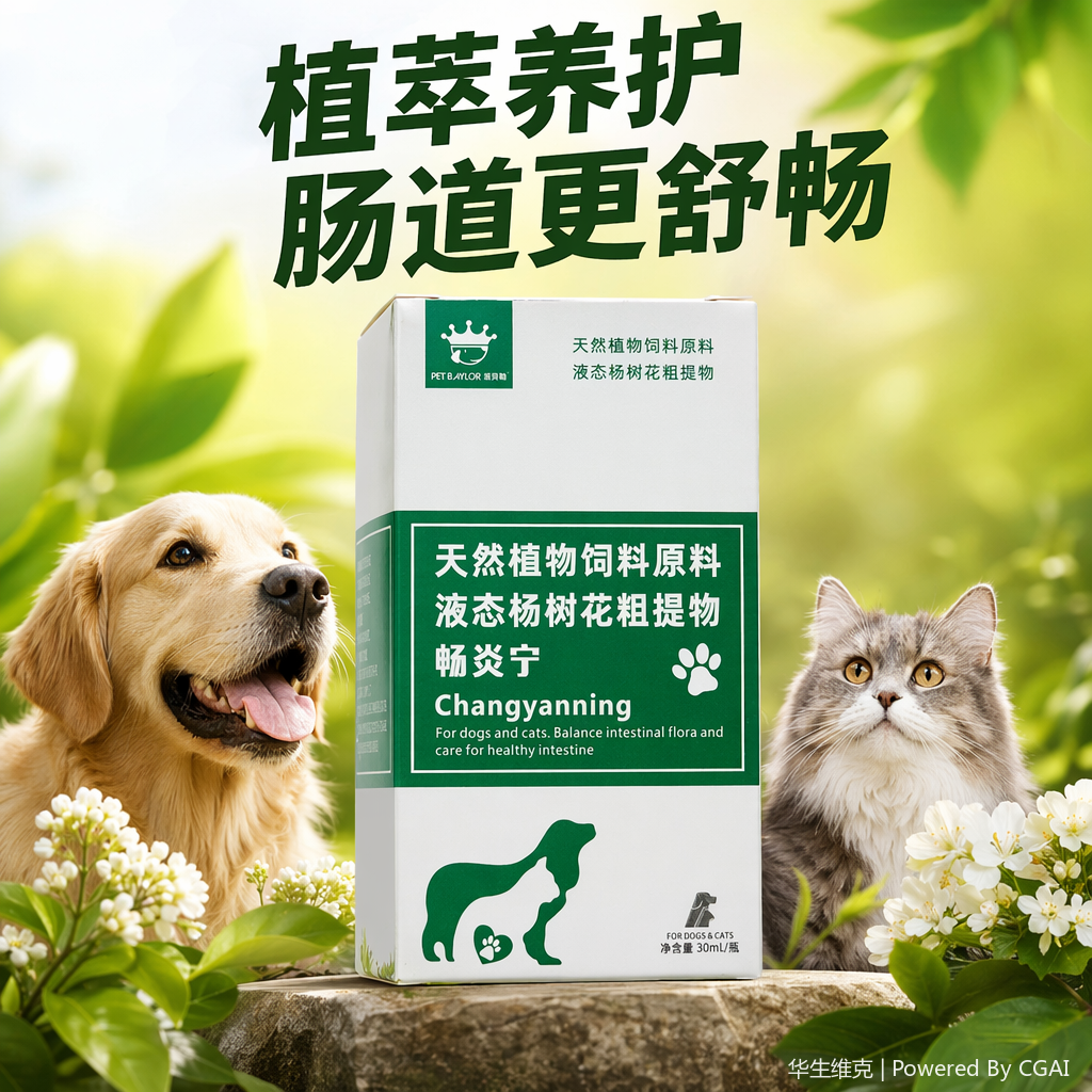 Changyanning Pet Nutrition Supplement improves and regulates the digestive system. It is suitable for both cats and dogs and can improve diarrhea and soft stools in pets Specification image