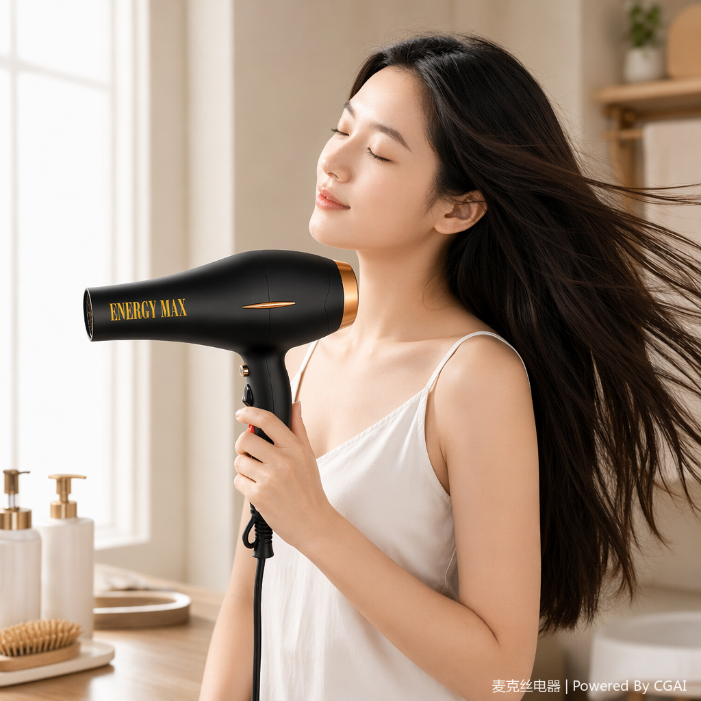 ENERGY MAX factory direct supply household hair dryers for dormitories, hot and cold air hair dryers, hair salon hair dryers details Picture