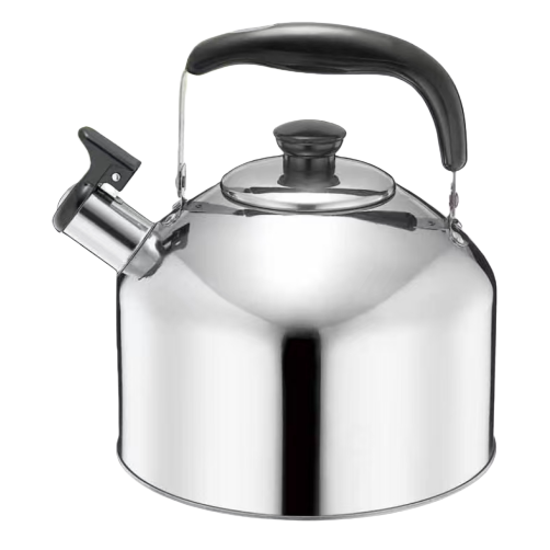 Mingyin teapot, silver stainless steel kettle with lid, kitchen household, 5L Item Picture
