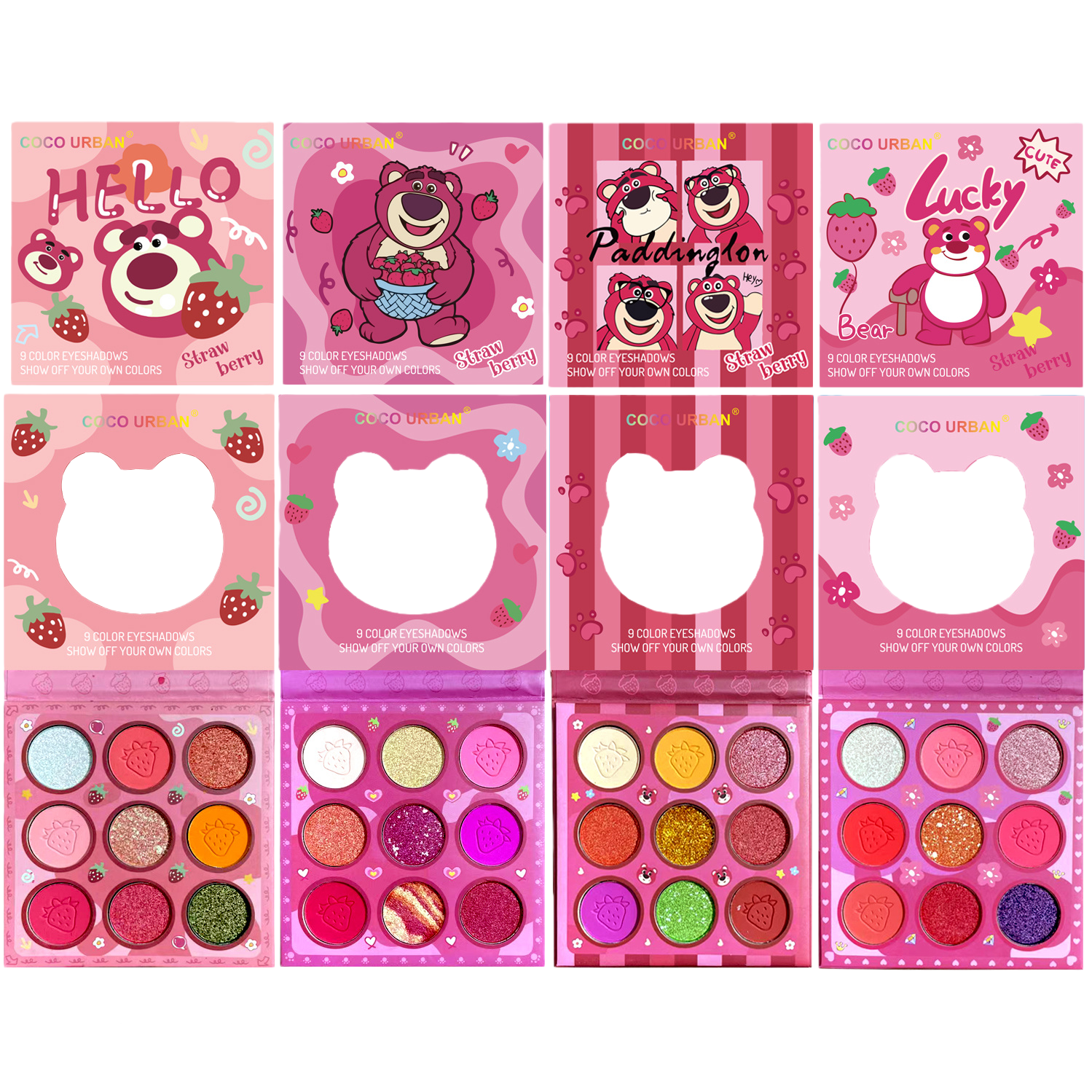 化妆品/义乌化妆品/化妆品彩妆/眼影/跨境化妆品白底实物图