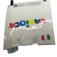 手提袋/礼品袋/透明手提袋子/手提打包袋/手提塑料袋白底实物图