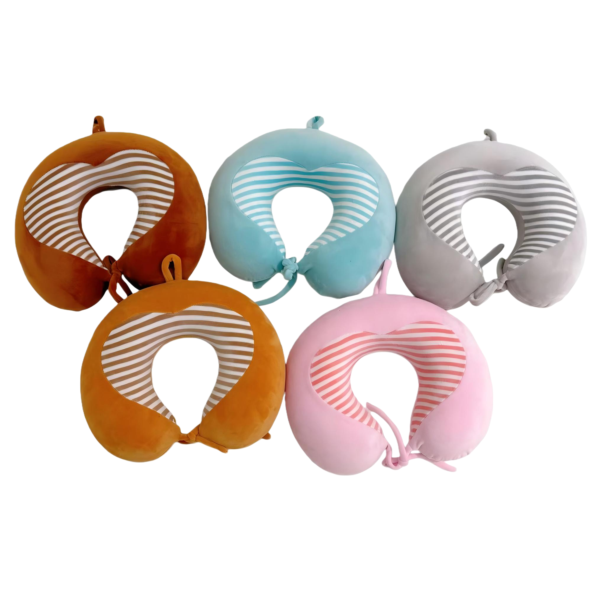 The heart-shaped U-shaped pillow is a protective neck pillow, a comfortable neck pillow, a travel pillow for business trips, and a wholesale memory foam with high resilience. 1 Item Picture