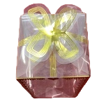 Transparent gift box with butterfly companion souvenir packaging box, running lighting fixtures, festival gift wrapping paper Item Picture