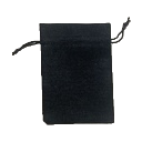 Snap-on velvet jewelry storage bags and privacy item packaging bags are available in multiple sizes Item Picture