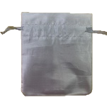 Pure cotton silk fabric hand-held eco-friendly shopping bag, foldable lightweight storage bag Item Picture
