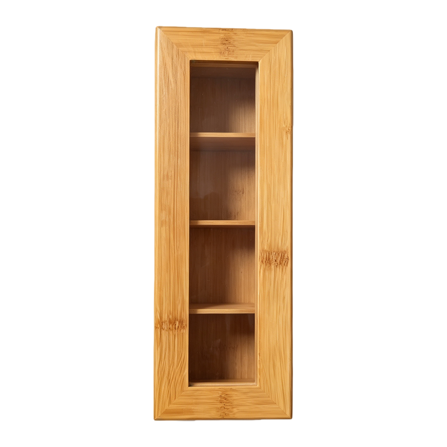 Jiehao wooden transparent four-compartment tea box with lid dust-proof separation packaging tea bag storage box pic 6