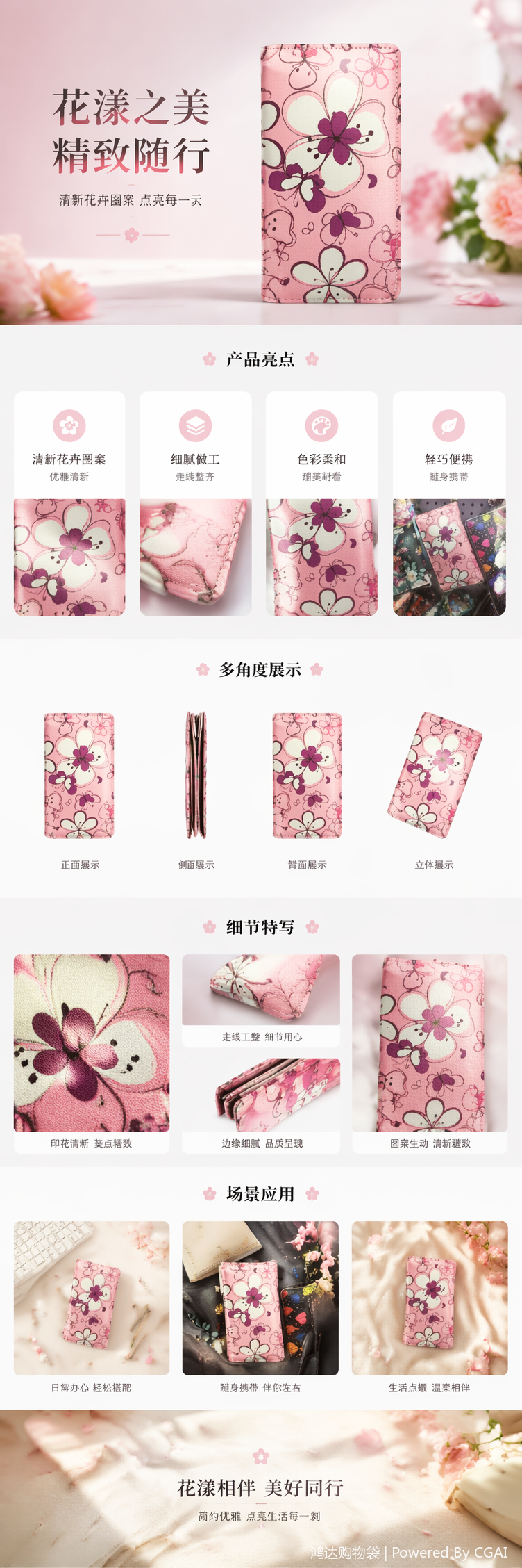 塑料手提内裤包装袋 折叠购物袋 服装袋 多功能便携详情1