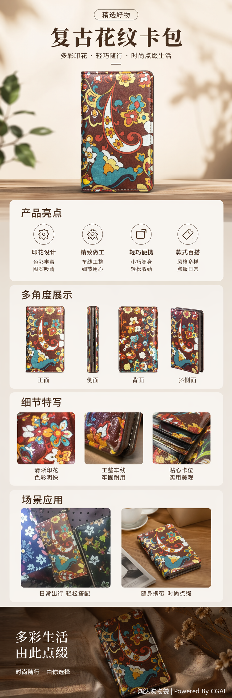 加厚塑料内裤服装专用手提折叠包装袋 便携环保购物袋详情1