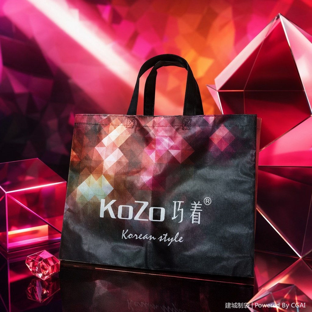 Drawstring takeout non-woven fabric bags, children's gift bags, non-woven fabric material Specification image