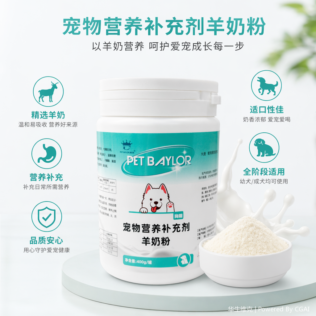 犬用羊奶粉营养补充剂 提高狗狗免疫力