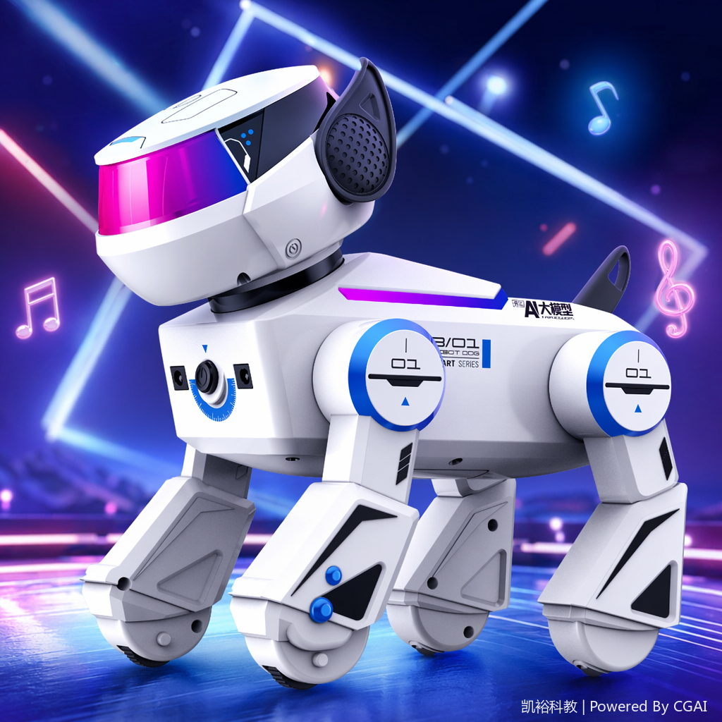FOOZAC's new AI smart robot dog, remote control toy dog, Bluetooth music and dance, electronic pet, robot dog toy, ai toy, ai smart cat Specification image