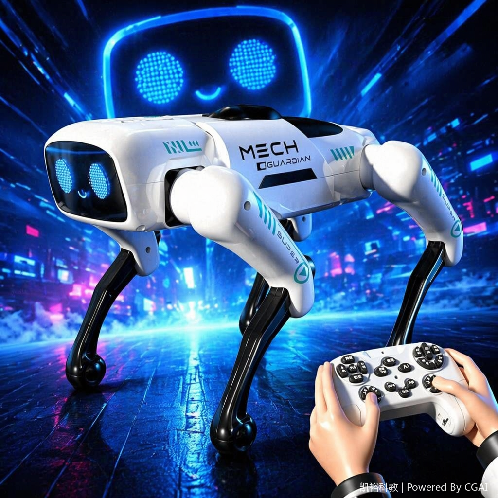 FOOZAC's new ai smart robot dog, mechanical and electronic children's toy, manual programming remote control, boy's gift Specification image