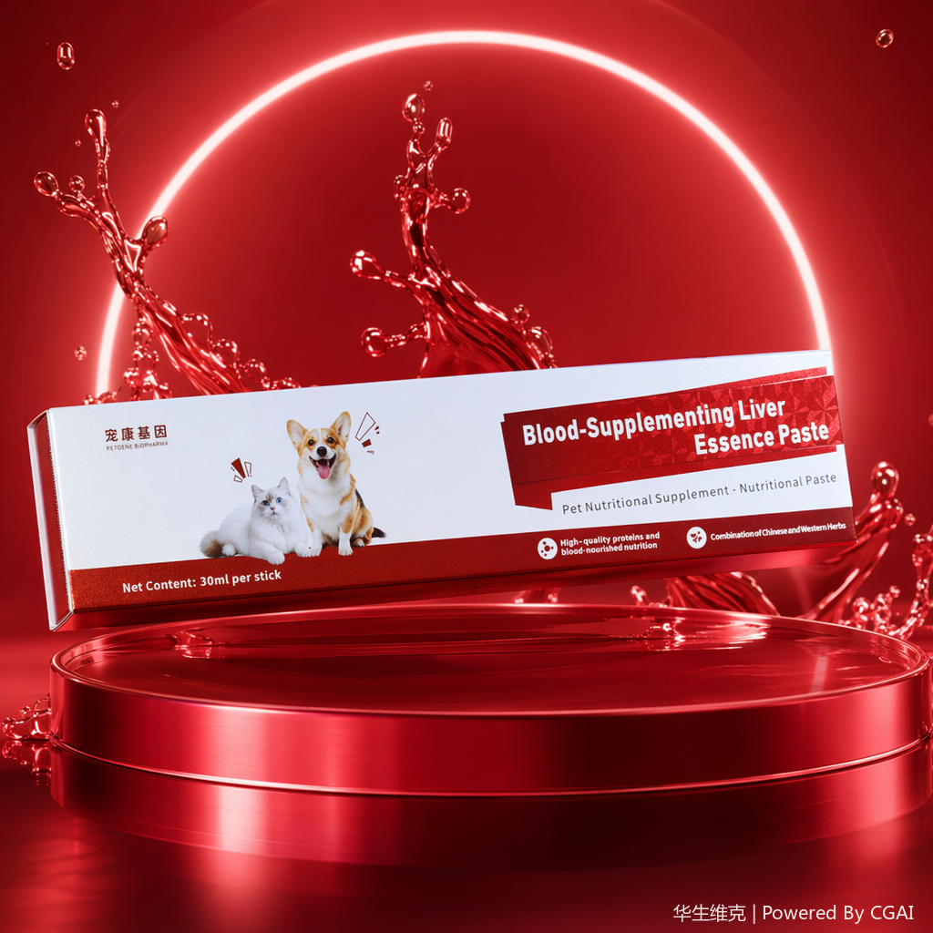 Pet liver essence ointment improves blood circulation and protects the liver. It is a pet nutritional supplement and a pet health product Specification image