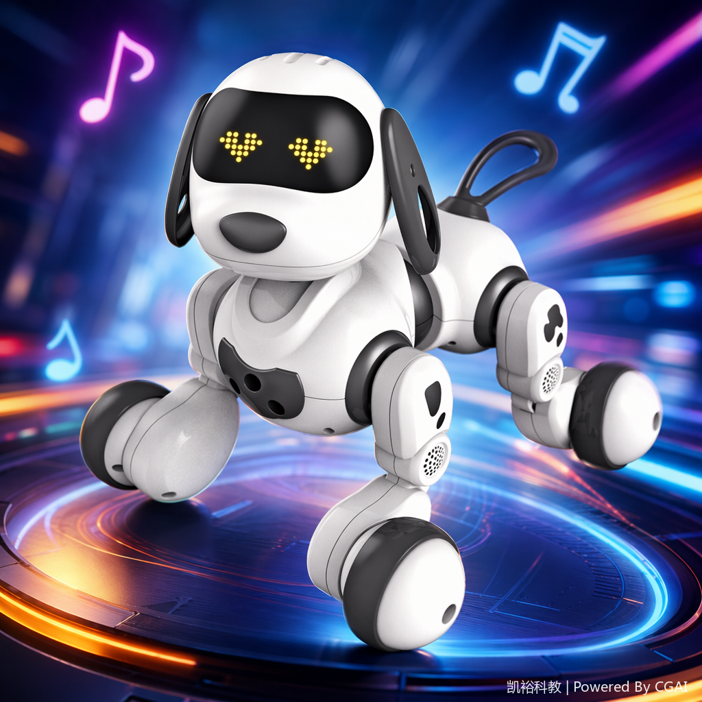 FOOZAC smart remote-controlled pet robot dog is an educational toy for children, an electronic robot cat Specification image