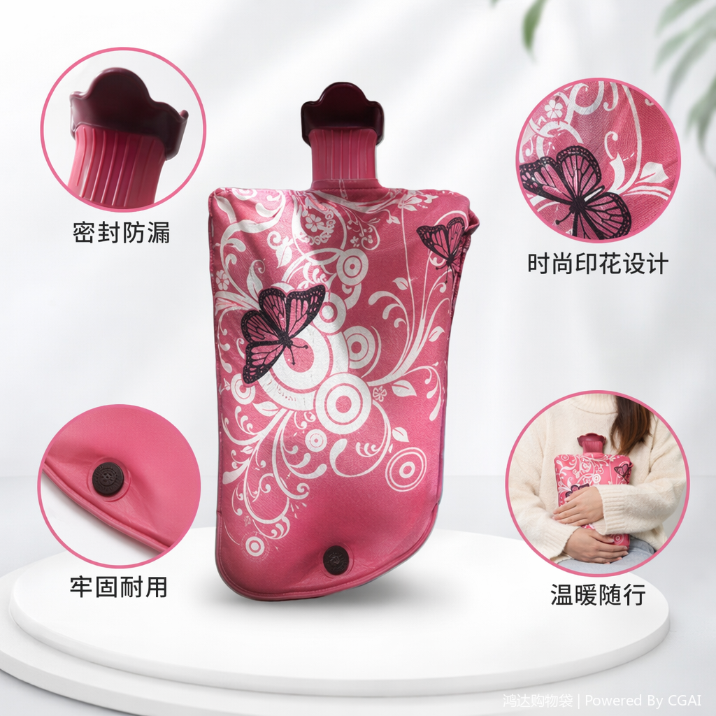 加厚塑料内裤服装专用折叠手提包装袋 可收纳便携