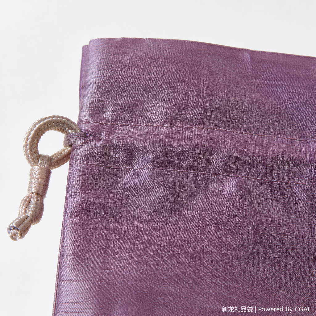 Satin fabric bag, smooth and lustrous, eco-friendly shopping bag, foldable and portable storage bag Application Scenario