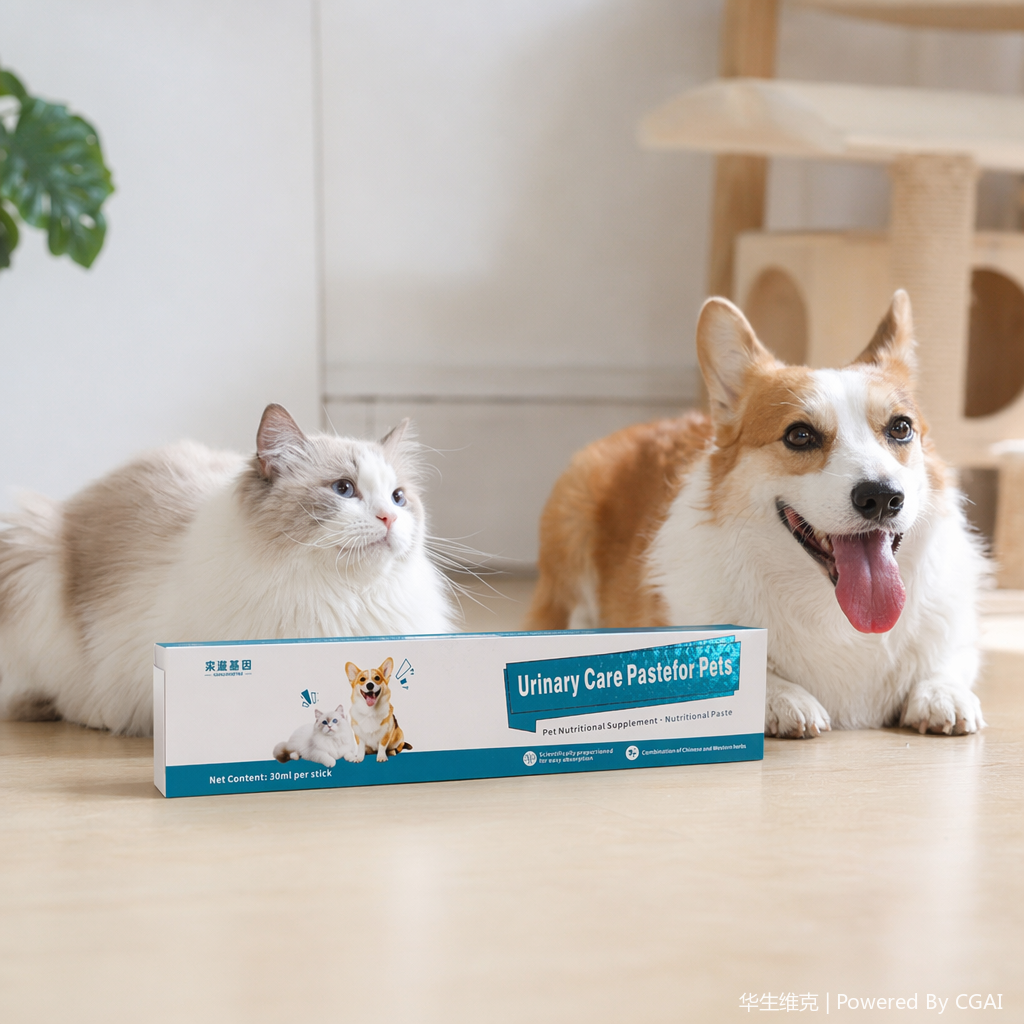 Dog and cat urinary tract care nutritional paste, pet nutritional supplement, improves urinary retention in cats and dogs details Picture