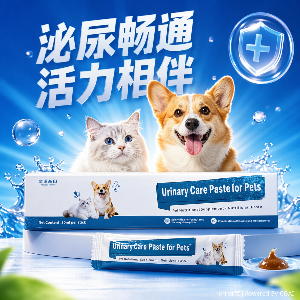 Dog and cat urinary tract care nutritional paste, pet nutritional supplement, improves urinary retention in cats and dogs Specification image