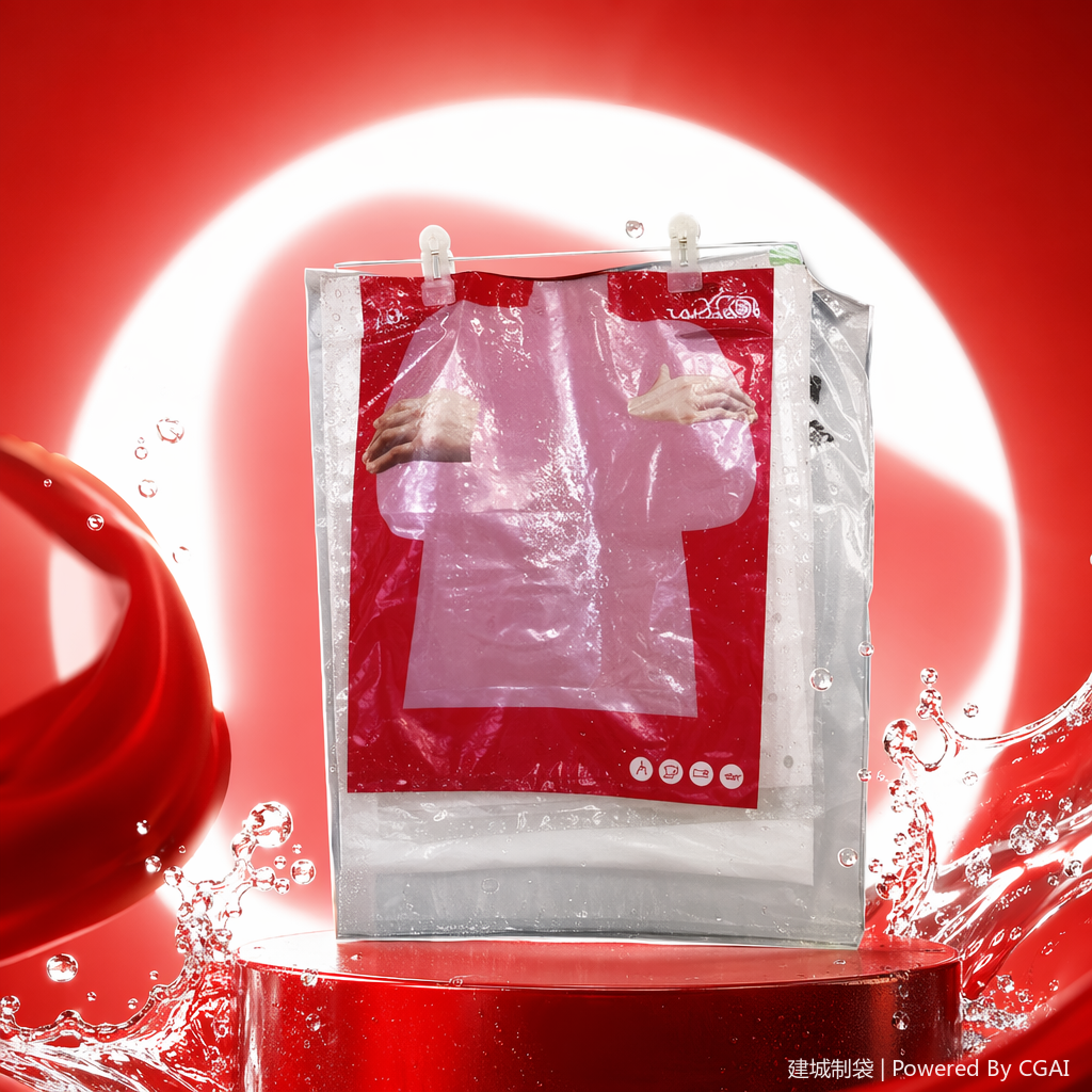 PVC plastic self-sealing bags, OPP PE packaging bags, transparent sealed preservation bags Specification image