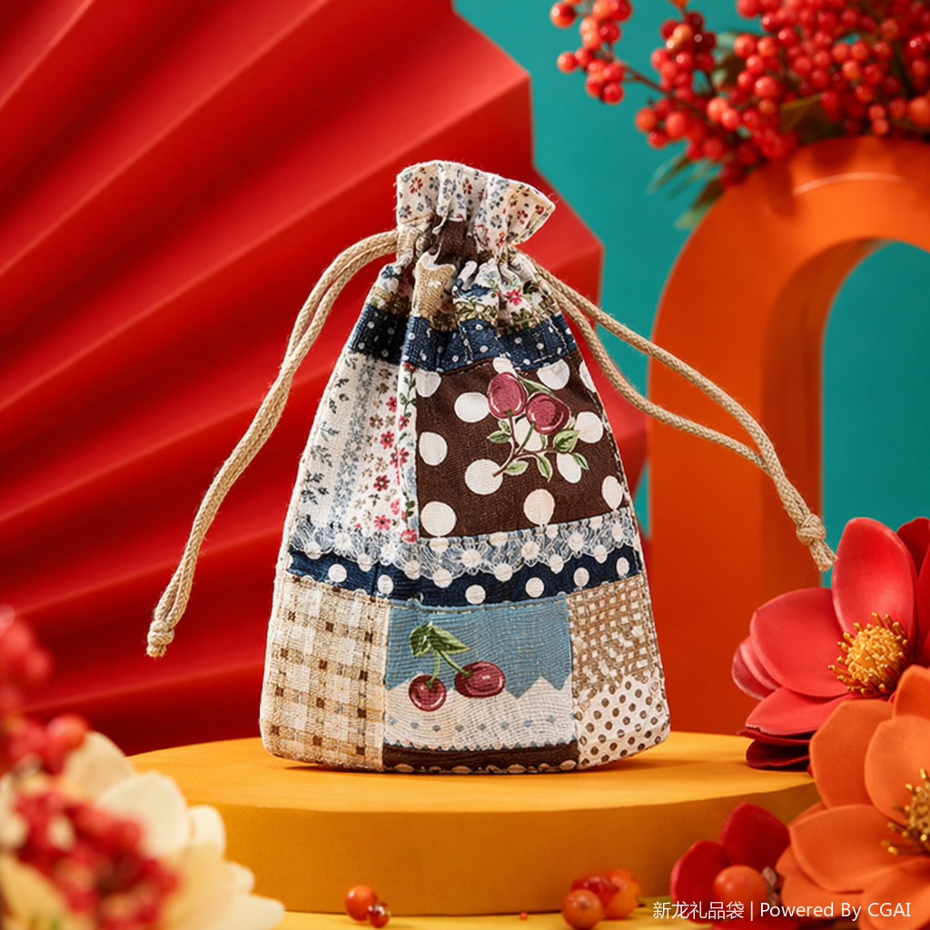 Cotton and linen fabric storage bags, canvas bags, cotton bags, cloth pockets Specification image