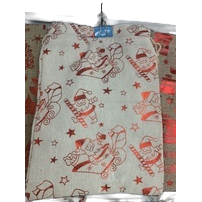 Christmas cotton and linen cloth pocket storage bag with cotton rope, 100 pure cotton cloth bag for festival packaging Item Picture