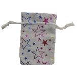 Cotton and linen fabric pocket, cotton rope seal, cotton fabric storage bag, eco-friendly packaging bag Item Picture